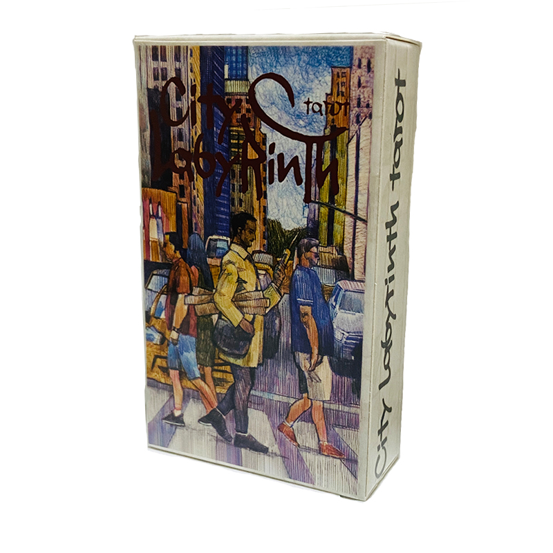 Tarot Cards Deck With Guidebook - Kartu Tarot City Labyrinth 78 Kartu,