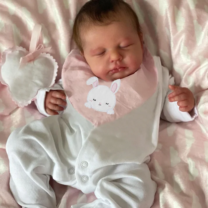Reborn Baby Doll Silicone Realistic - Boneka bayi terlahir kembali seperti hidup