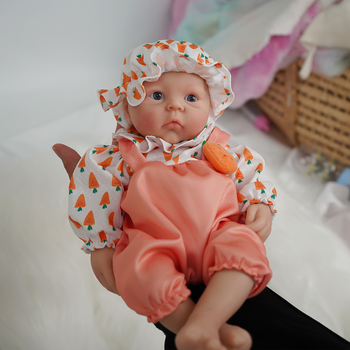 Reborn Baby Doll Silicone Realistic - Boneka Bayi Silikon Seluruh Tubuh Prematur