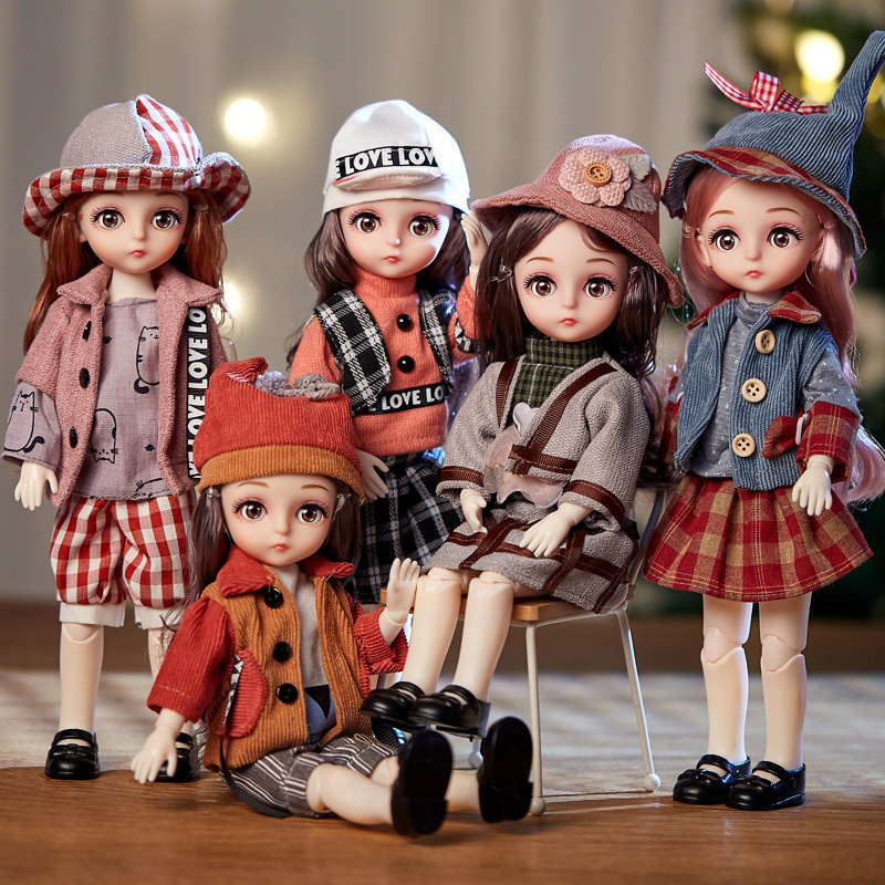 Bjd Doll 1 6 Full Set With Clothes - Boneka BJD 1/6 Ball Jointed Full