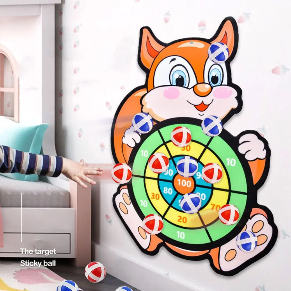 Educational Toys - Permainan Lempar Dartboard Edukatif Klasik Kartun