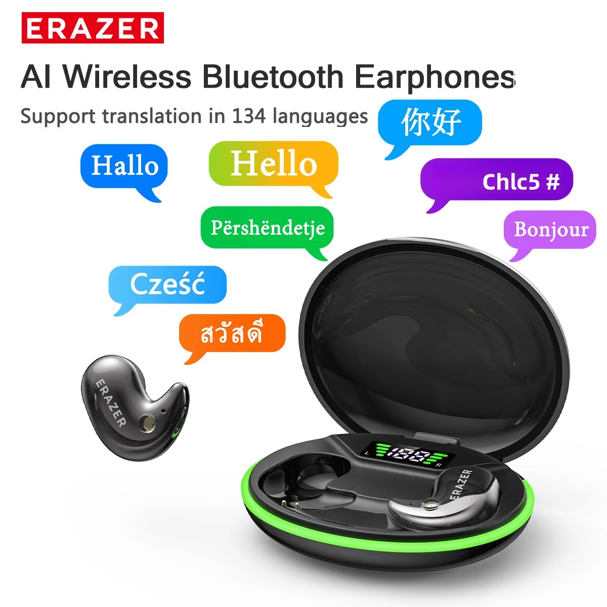 Video Games - EARZER XF58 Headphone Bluetooth In-Ear Dengan
