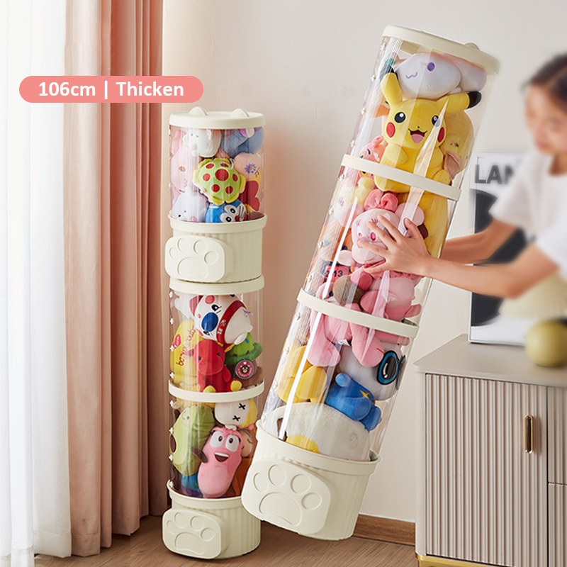 Dolls - Kotak Penyimpanan Boneka Transparan Anti Lembab,