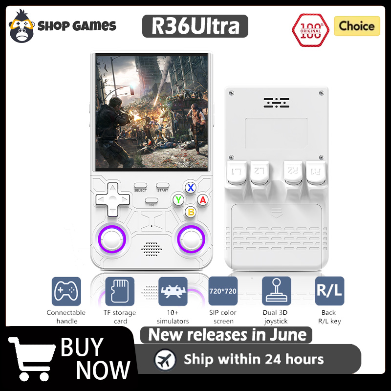 Retro Handheld Game Console R36S - Konsol Video Game R36 Ultra Open