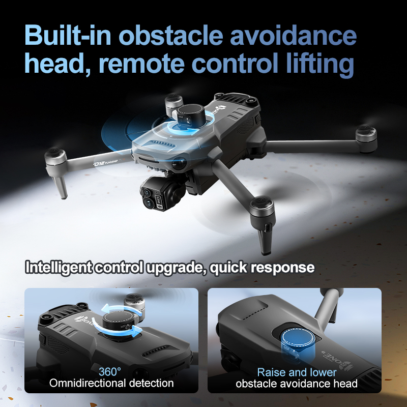 Drone RC Quadcopter 8K 3 Axis  - Fpv Brushless Rc Drone 4K ulasan dan harga