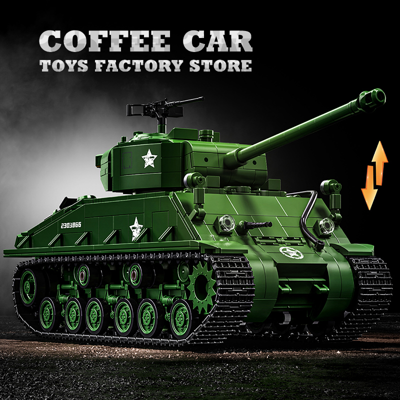Mainan Puzzle Blok Bangunan Ta - Lego Compatible Military Tank ulasan dan harga