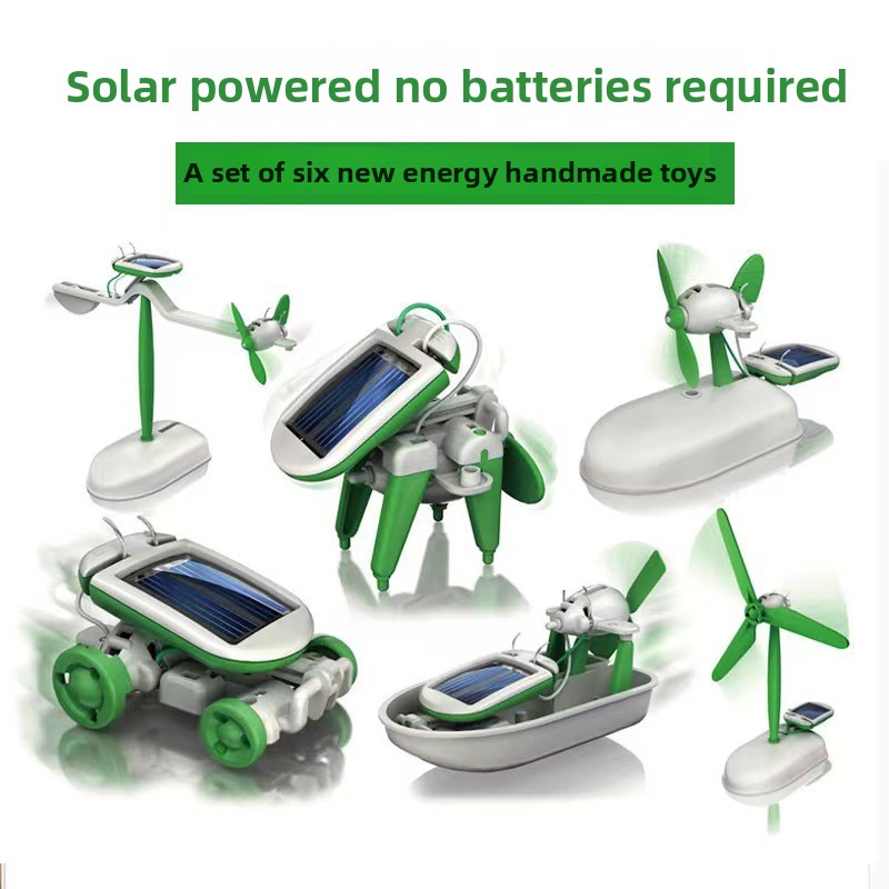 Kit Robot 6 In 1 DIY Robot Sur - Stem Solar Robot Kit For Kids ulasan dan harga