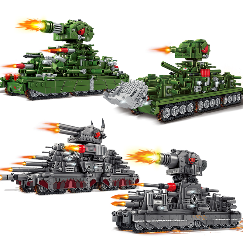 Set Blok Muilding Model Kartun - Lego Compatible Military Tank ulasan dan harga