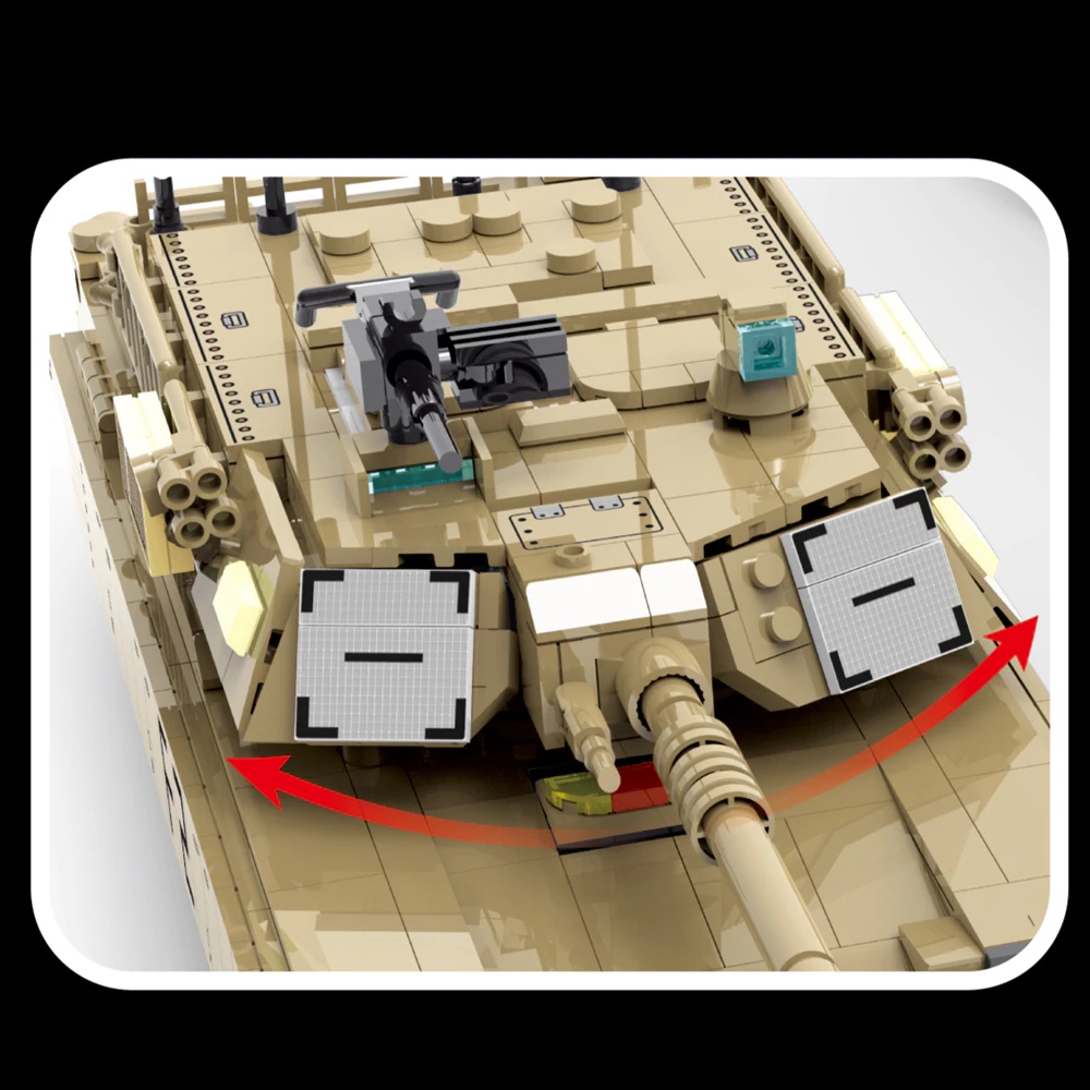 Set Blok Bangunan Kendaraan La - Lego Compatible Military Tank ulasan dan harga
