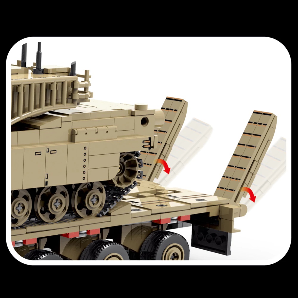 Set Blok Bangunan Kendaraan La - Lego Compatible Military Tank ulasan dan harga