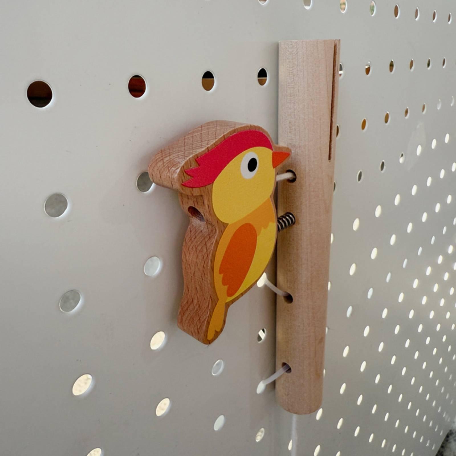 Papan Aktivitas Kayu dengan Pe - Montessori Wooden Busy Board Toddler ulasan dan harga