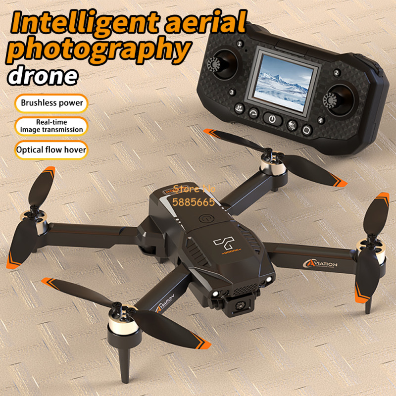 Drone RC kamera ganda 4K, Quad - Fpv Brushless Rc Drone 4K ulasan dan harga