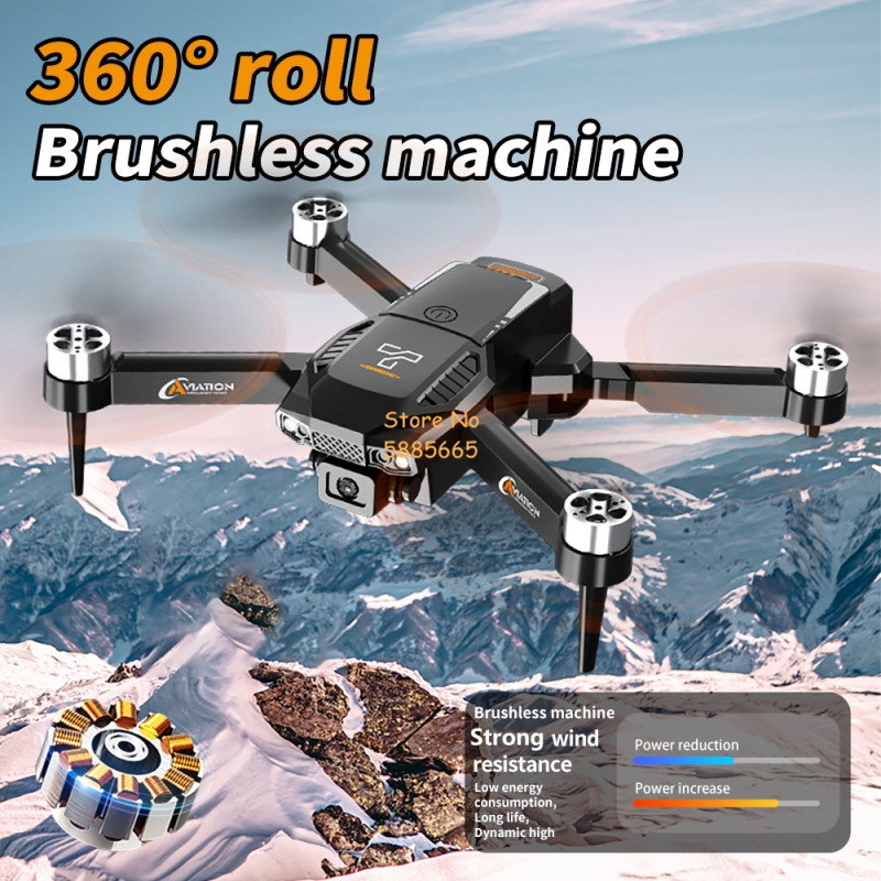 Drone RC kamera ganda 4K, Quad - Fpv Brushless Rc Drone 4K ulasan dan harga
