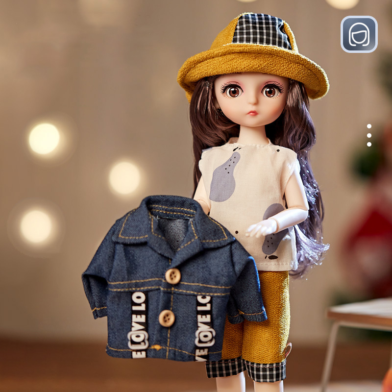 Boneka BJD 1/6 Ball Jointed Fu - Bjd Doll 1 6 Full Set With Clothes ulasan dan harga