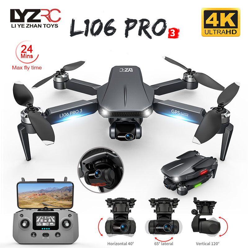 L106 Pro Drone remote control  - Fpv Brushless Rc Drone 4K ulasan dan harga