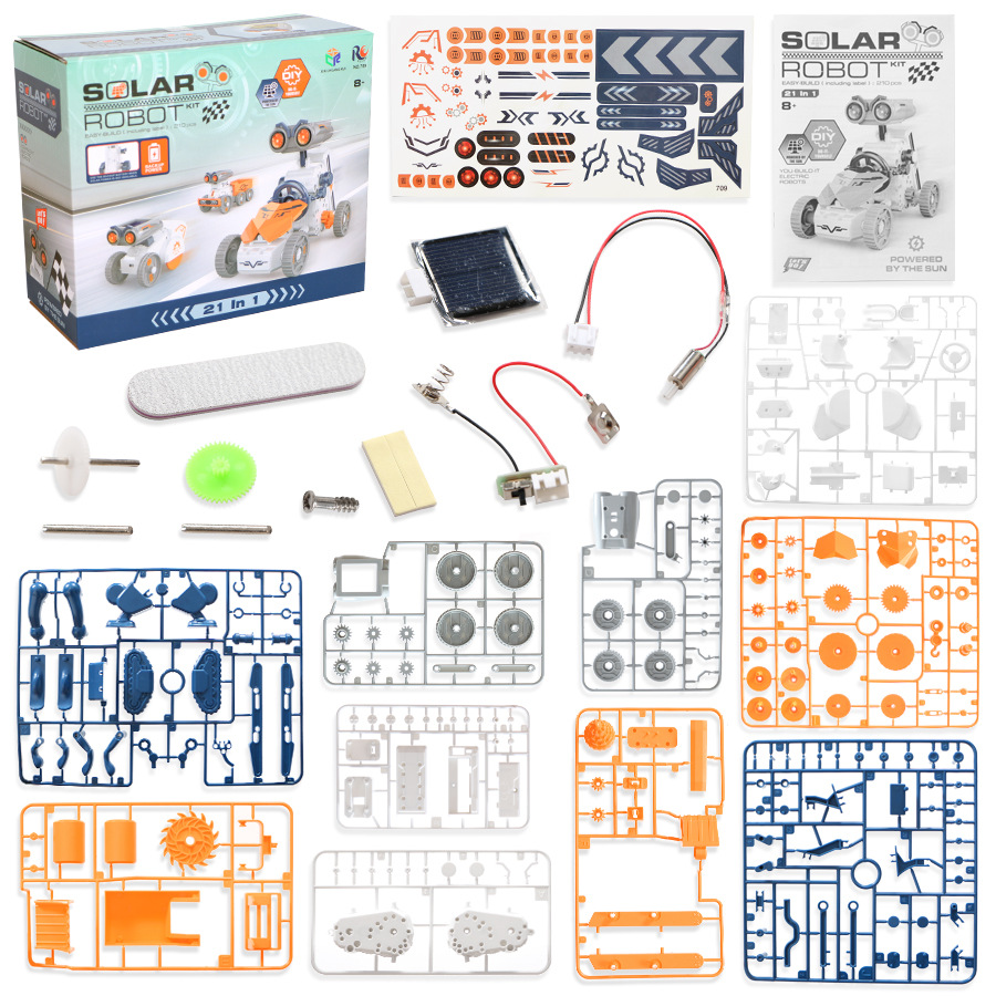 21 IN 1 STEM Solar Robot Kit M - Stem Solar Robot Kit For Kids ulasan dan harga