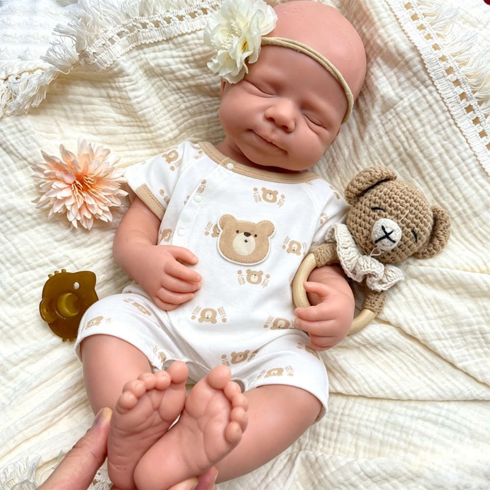 Boneka Reborn Silikon Utuh 20  - Reborn Baby Doll Silicone Realistic ulasan dan harga