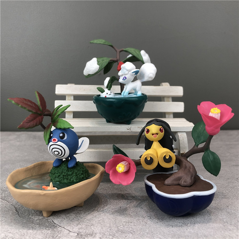 Koleksi Bonsai Pokemon ReMent  - Anime Action Figure Blind Box ulasan dan harga